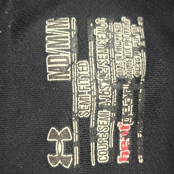 Under Armour Womens lined geometric purple & blue casual running shorts SZ Med - Picture 6 of 6